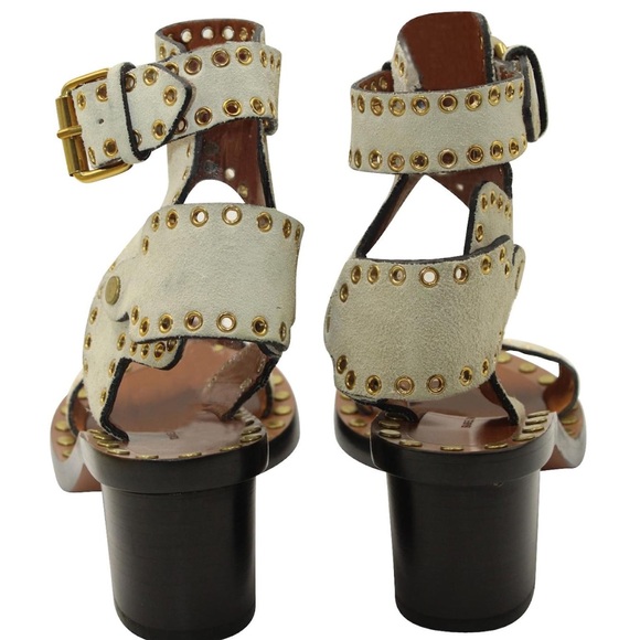 Isabel Marant Jaeryn Ivory suede sandals, size 37 or US 7. - Picture 4 of 14